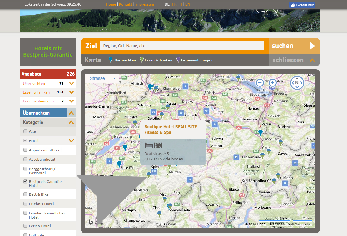Bestpreis garantie hotels de infos f r g ste